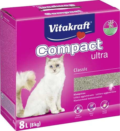 Vitakraft Compact ultra 8 kg Katzenstreu