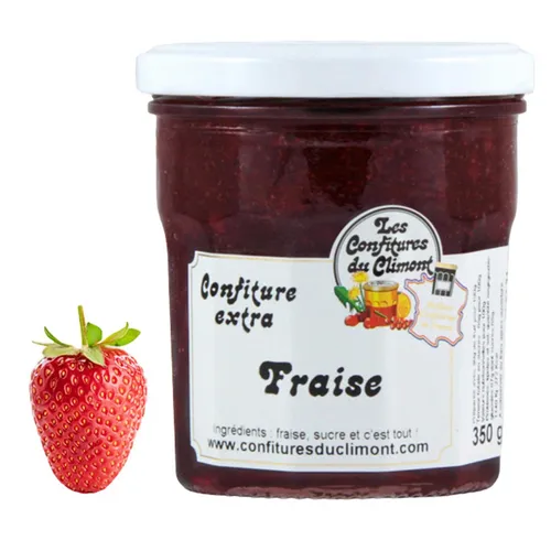 Les Confitures du Climont Erdbeere Konfitüre extra handwerklich hergestellt