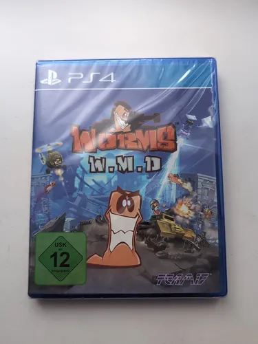 Sony PS4 Spiel: Worms Weapons of Mass Destruction - Neu - Strategie-Spiel für PS4 aus 2016, bietet spannende Mehrspieler-Action und viel Kreativität im Gameplay.