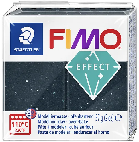 FIMO EFFECT Modelliermasse schwarz-granit 57 g in schwarz von FIMO