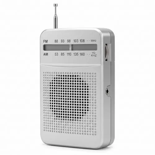 Retoo Tragbares FM/AM/SW Radio – Kompaktes Mini Radio mit 3W Lautsprecher