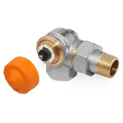 Dynamisches Thermostatventil Vario-DP Winkel-Eck Links 1/2