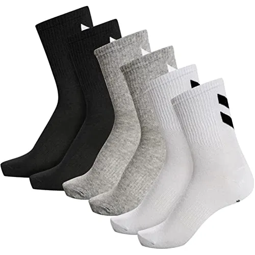 hummel hmlCHEVRON 6-PACK SOCKS in weiß von hummel
