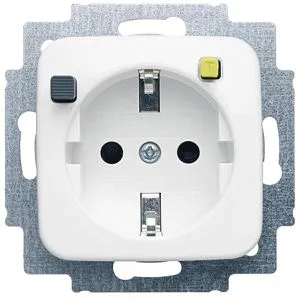 Busch-Jaeger FI-Schukomat alpinweiss 3120 EUCB-214 Reflex SI - Steckdosen & Zubehör, sicherer FI-Schukomat mit elegantem Design für optimalen Schutz und modernes Ambiente in Ihrem Zuhause.