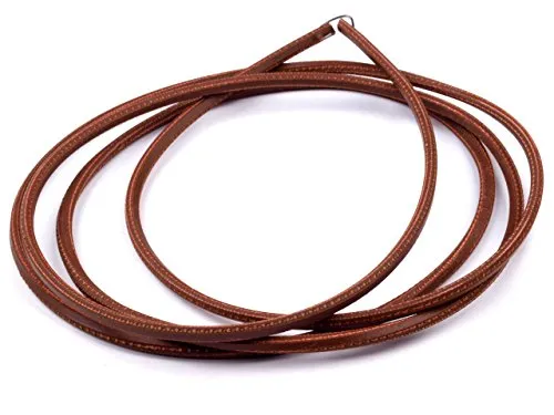 Riemen Antriebsriemen Nähmaschine Leder Keilriemen 173cm 3x5mm inkl. Klammer