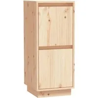 vidaXL Sideboard mit 2 Türen - Robuster Kiefernholz Beistellschrank - Buffetschrank aus massivem Kiefernholz, ideal für dekorativen Stauraum und mit Schwebebeinen für einen modernen Look.