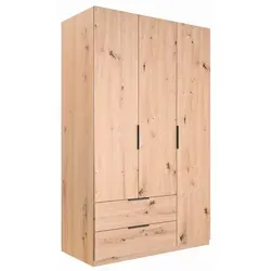 Composad Kleiderschrank Espresso 122 x 200 cm – Stilvolle Holzoptik
