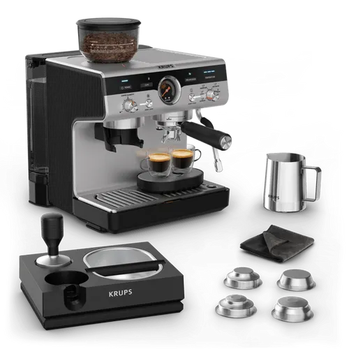 Krups Precision+ Siebträgermaschine XP804T von KRUPS