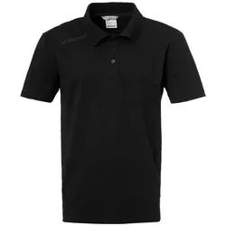 uhlsport ESSENTIAL POLO SHIRT schwarz XL - Trainingsbekleidung aus 100 % Baumwolle für optimalen Tragekomfort, ideal für Fußball und Freizeit.