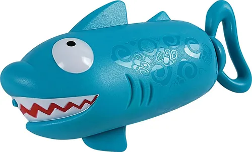 Sunflex Wasserspritzpistole Hai blau - 1 Stück - Die Sunflex Wasserspritzpistole Hai sorgt für spritzigen Spaß! Mit einer Reichweite von bis zu 7 Metern und einer kompakten Größe ist sie ideal für Kinder und sorgt für aufregende Wasserschlachten.