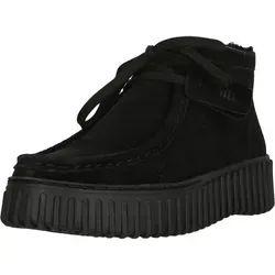 Clarks Stiefelette TORHILL MOSS Veloursleder - Wanderschuhe mit herausnehmbarem Wechselfußbett für individuellen Komfort, ideal für lässigen Streetstyle und hohen Tragekomfort.