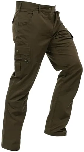 La Chasse® Leichte Funktionshose Venlo Jagdhose Herren Oliv - Robuste und federleichte Jagdhose in Oliv mit wasserabweisendem Material. Ideal für Outdoor-Aktivitäten, bietet zahlreiche Taschen und optimale Bewegungsfreiheit. Perfekt für die warmen Monate!