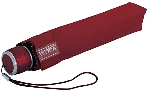 miniMAX, Automaat Paraplu Glasfiber - Bordeaux Rood