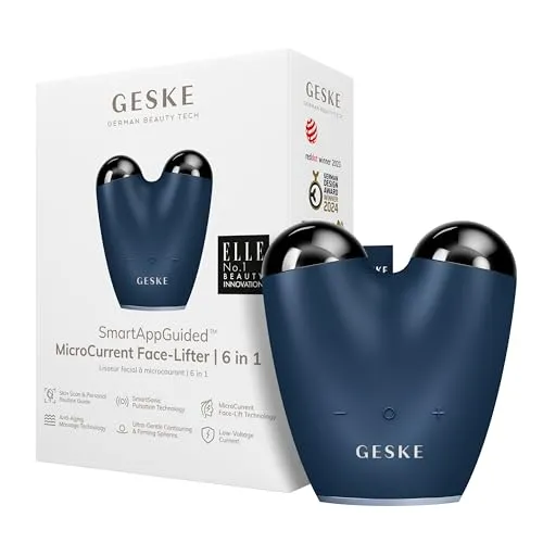 GESKE SmartAppGuided MicroCurrent Face-Lifter 6 in 1