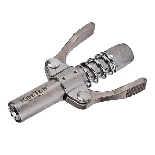 Kestek Schnellkupplung für Fettpresse, 6-Backen-Mundstück, Doppelgriff