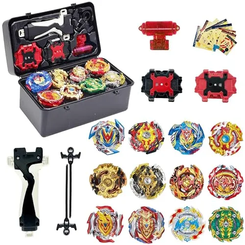 Gytobytle 12er Bey Kampfkreisel Set mit Kasten