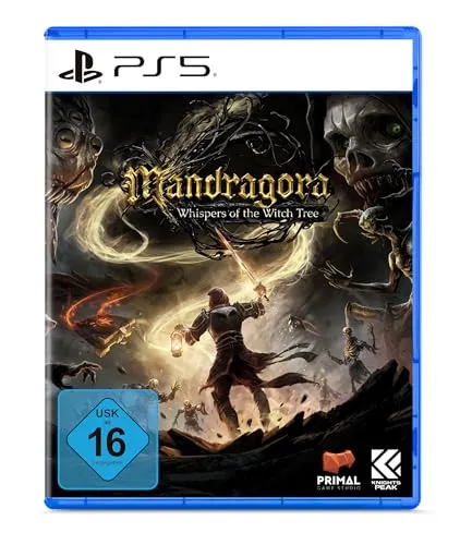 Mandragora: Whispers of the Witch Tree für PlayStation 5 - Konsolen-Spiel: Erlebe ein fesselndes Action-Rollenspiel in einer Welt im Niedergang mit moralischen Entscheidungen und herausfordernden Bosskämpfen.