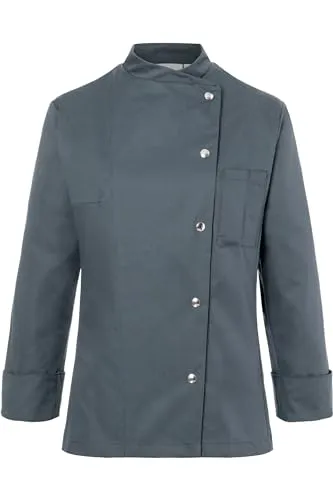 Karlowsky Damenkochjacke Larissa Stehkragen Polyester/Baumwollmix anthrazit Größe 58