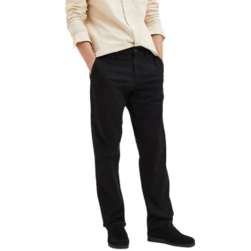 Selected Chinos SLH196-STRAIGHT-NEW MILES FLEX PANT NOOS schwarz 33 - Wanderhosen mit elastischem Webmaterial für optimalen Komfort und Bewegungsfreiheit, ideal für aktive Tage in der Natur.
