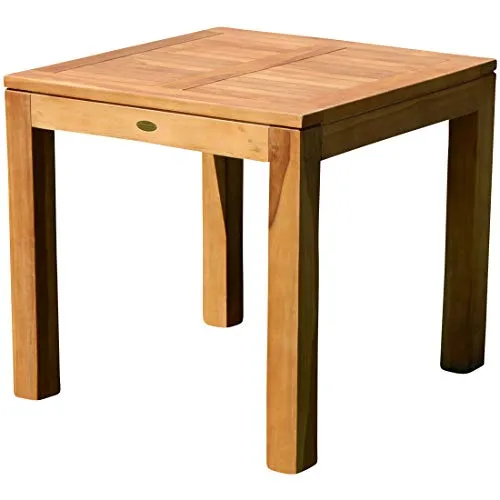 ASS Wuchtiger Teak Bigfuss Gartentisch 80x80 cm von ASS