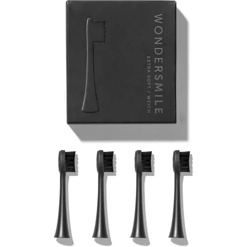 Wondersmile Bürstenköpfe Soft Ultimate Black von WonderSmile