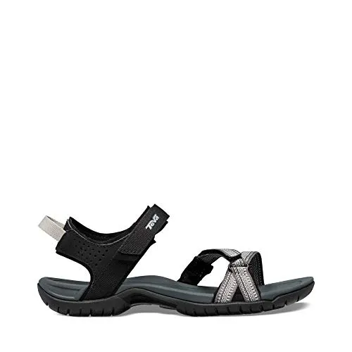 Teva Damen Verra Sandalen, Schwarz (Antiguous Black Multi Abml), 39 EU - Wanderschuhe für Damen, ideal für Outdoor-Aktivitäten mit rutschfester Sohle und optimalem Tragekomfort.