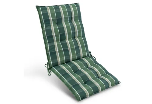 Beautissu Polsterauflage Sun-NL 105x50x8cm - Hochwertige Niedriglehner Auflage für Gartenmöbel, bietet luxuriösen Sitzkomfort und ist mit praktischen Befestigungselementen ausgestattet.