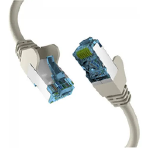 EFB RJ45 PATCHKABEL mit CAT7 ROHKABEL GRAU 25m