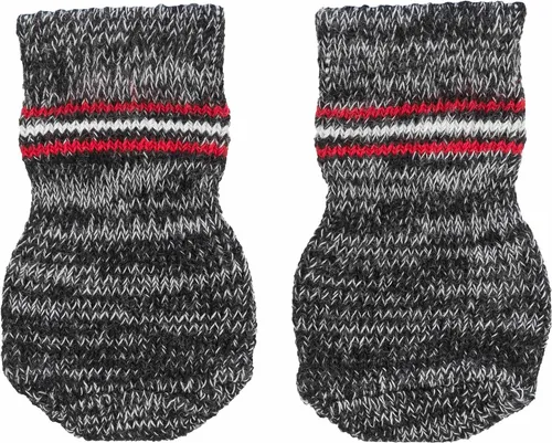 Trixie Anti-Rutsch-Hundesocken grau NEU