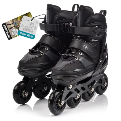 meteor ROX Inlineskates Kinder S 30-33 schwarz