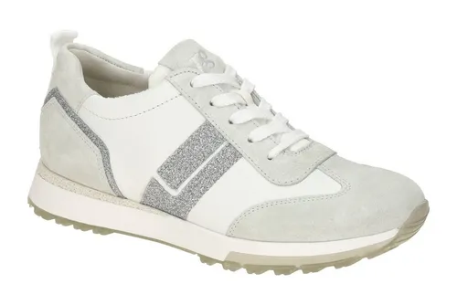 Paul Green Sneaker Leder weiß 38,5 EU - Sneaker in Größe 38,5 aus hochwertigem Leder, ideal für Freizeit und Alltag, mit bequemem Blockabsatz und ungefüttertem Innenmaterial für ein angenehmes Tragegefühl.