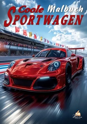 Auto Malbuch für Kinder ab 6 Jahren