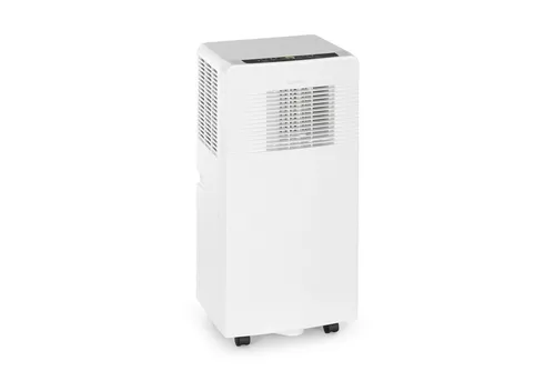 Klarstein Klimagerät Iceblock Ecosmart 7 - Mobiles Air Conditioner - Klimaanlage, Ventilator und Luftentfeuchter in einem, ideal für Räume bis 14 m². Genieße kühle Temperaturen zwischen 16 und 31 °C mit flexibler Bedienung via Fernbedienung oder App.
