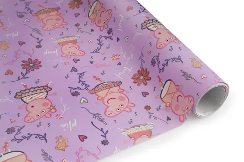 Geschenkpapierrolle Peppa Wutz Geschenkpapier Geburtstag Verpackung 69x400 cm