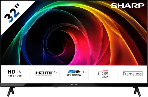 Sharp 1T-C32HAx LED-Fernseher (80 cm/32 Zoll, HD-ready)