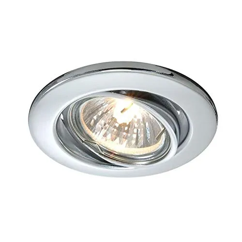 Deko Light Einbauring 89 GU5.3 686869 Deckeneinbauring LED, Halogen GU5.3, MR 16 50W Silber