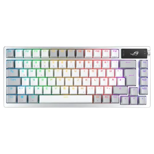 ASUS ROG Azoth White RGB Gaming-Tastatur in weiß von ASUS
