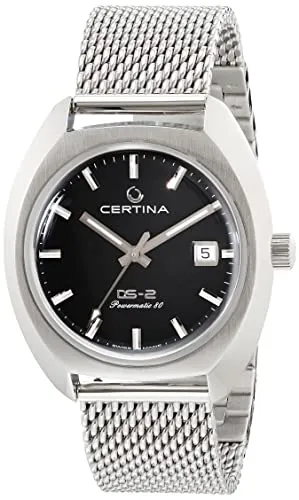 Certina DS 2 Powermatic 80 Automatikuhr Silber, Modern
