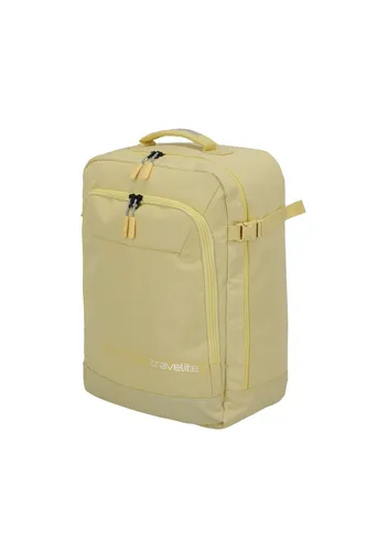 Travelite KICK OFF Rucksack - Gelb - Praktischer Rucksack für Reisen und Alltag: Der Travelite KICK OFF vereint Flexibilität und Komfort. Mit mehreren Fächern und gepolsterter Rückseite ist er ideal als Handgepäck. Robust und leicht, für jeden Einsatz bereit!