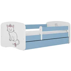 Raumhirsch Kinderbett Katze, Blau, 80x160 cm in blau von Raumhirsch Furniture