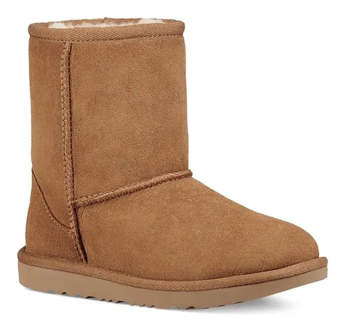UGG Unisex Kinder Classic II Stiefel - Chestnut, 33.5 EU - Wanderschuhe mit wasser- und fleckenabweisendem Lammfell, ideal für kalte Tage, bietet Komfort durch die polsternde Innensohle aus UGGpure Wolle.