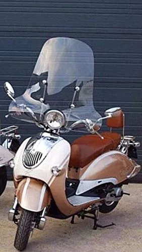 Roller Windschild Klarglas für ZNEN Motorroller