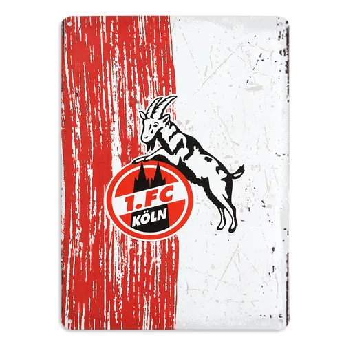 1. FC Köln Blechschild „Logo