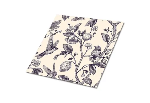 Tulup Vinylfliesen Selbstklebende Fliesen mit Vögeln