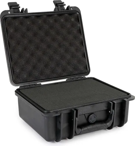 Wiltec Universalkoffer 30,5 x 26,9 cm – Wasserdichter Transportkoffer mit Schaumstoff