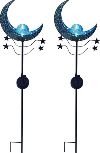 Luxform Gartenleuchte Solar-Erdspieß-Gartenlampe in blau von Luxform