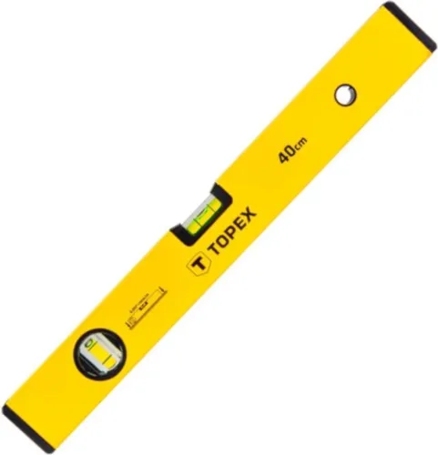 Topex Wasserwaage 120cm Typ 500 2 Fläschchen