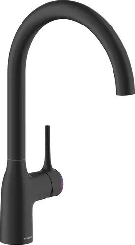 KeraDomo Armatur MANIA SOFT in SCHWARZ von systemceram