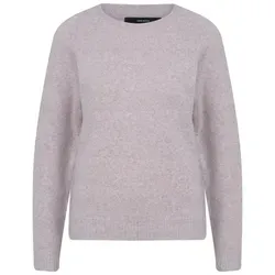 Vero Moda Petite Rundhalspullover VMDoffy - Lila M - Stylischer Pullover in Melange-Optik, aus recycelten Materialien, ideal für umweltbewusste Modebewusste. Perfekt für den Alltag!