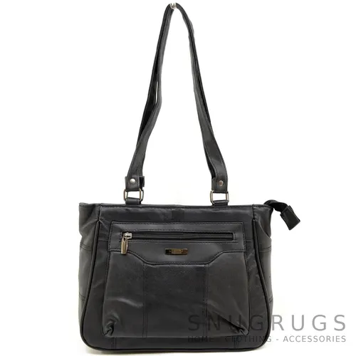 Damen Super Weiche Nappaleder Schultertasche Handtasche